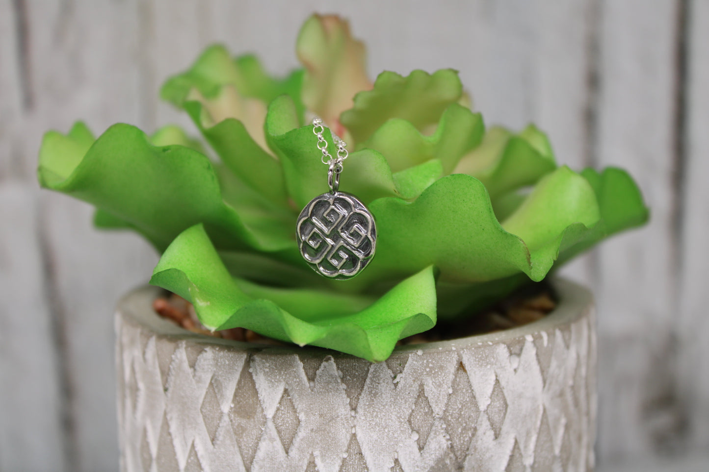 Fourfold Celtic Knot Necklace