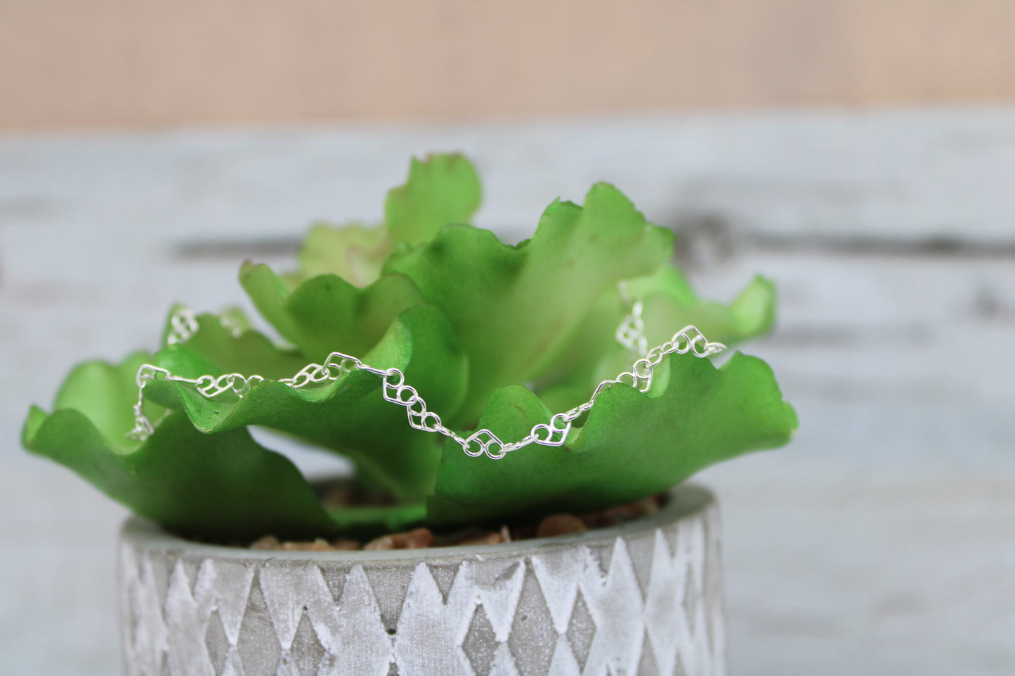 5mm Filigree Heart Chain
