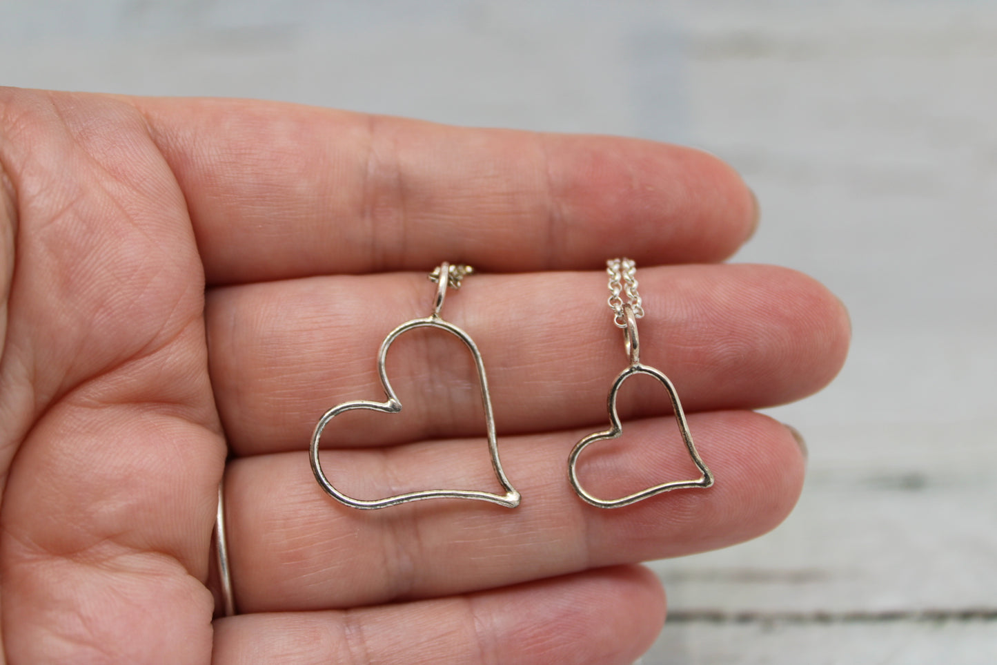 Open Heart Necklace