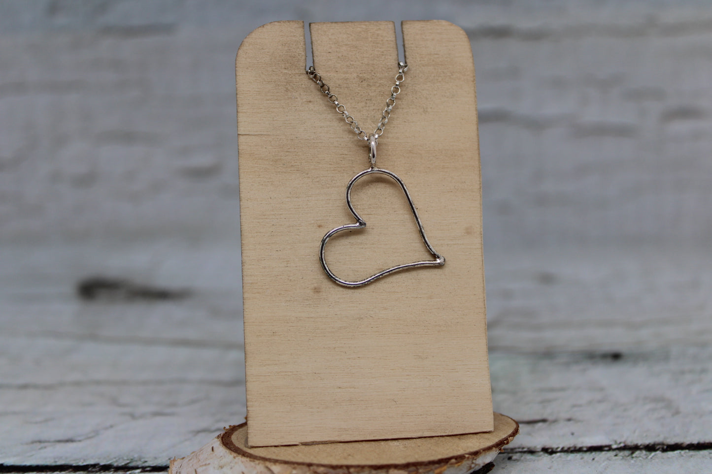 Open Heart Necklace