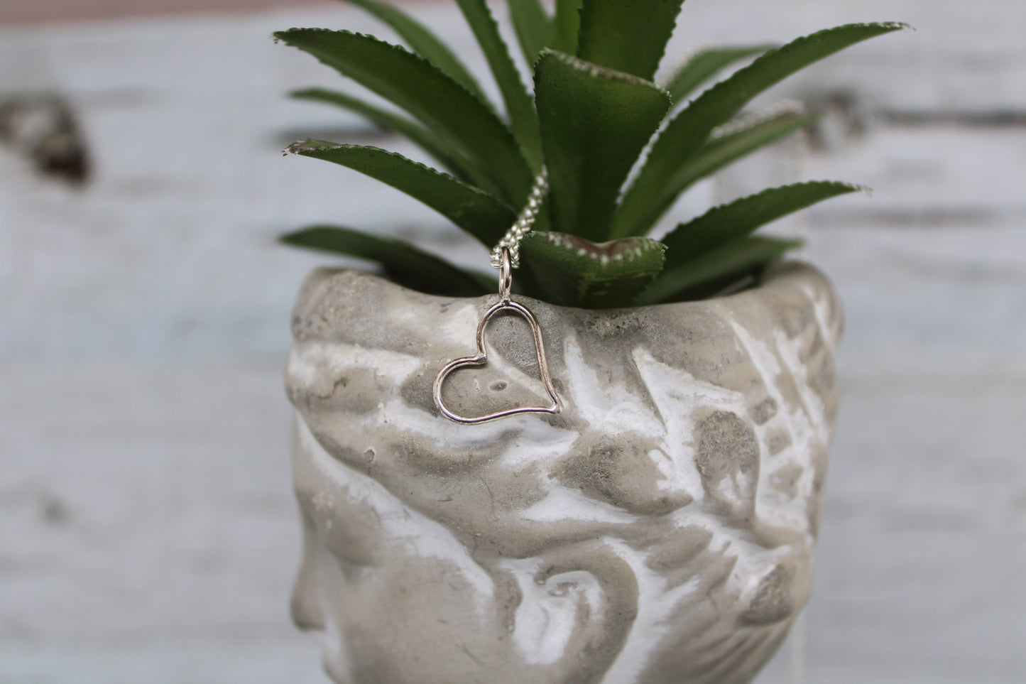 Open Heart Necklace