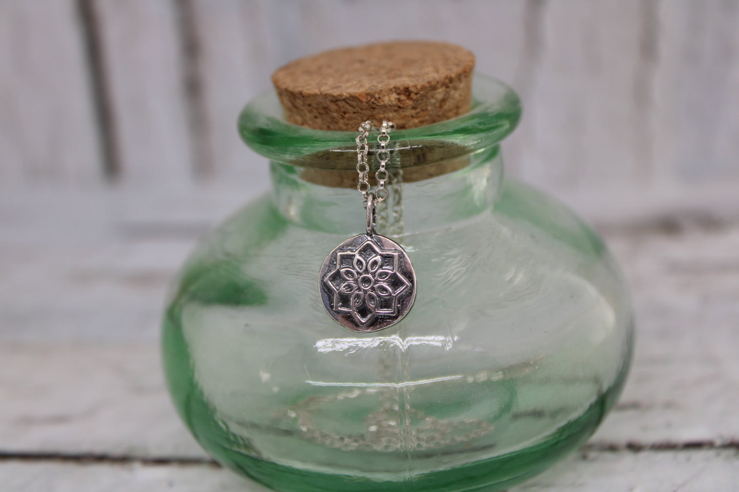 Mandala Flower Necklace