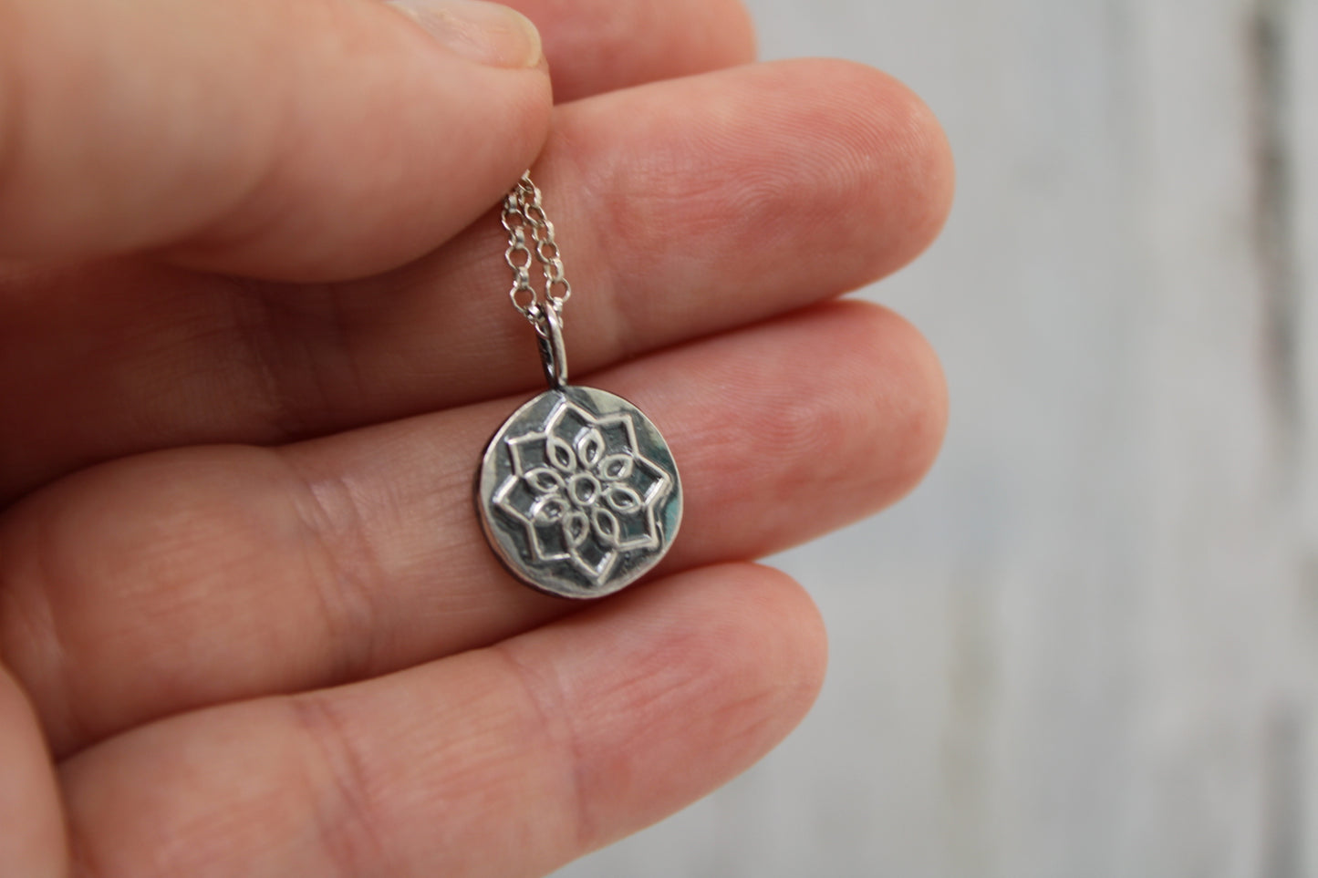Mandala Flower Necklace