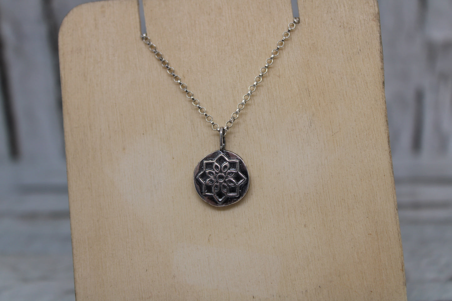 Mandala Flower Necklace
