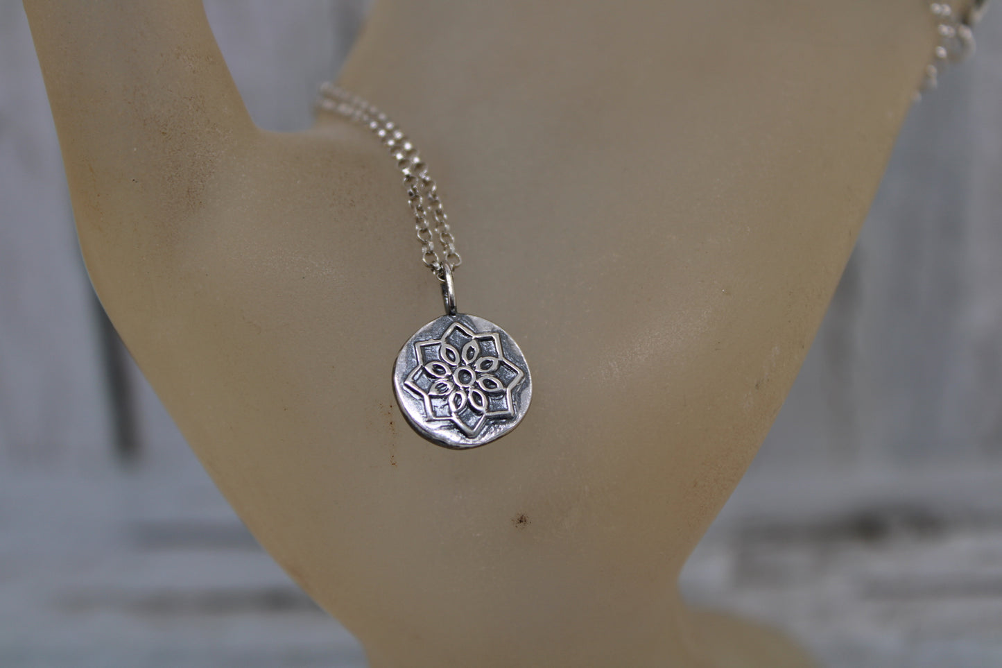 Mandala Flower Necklace