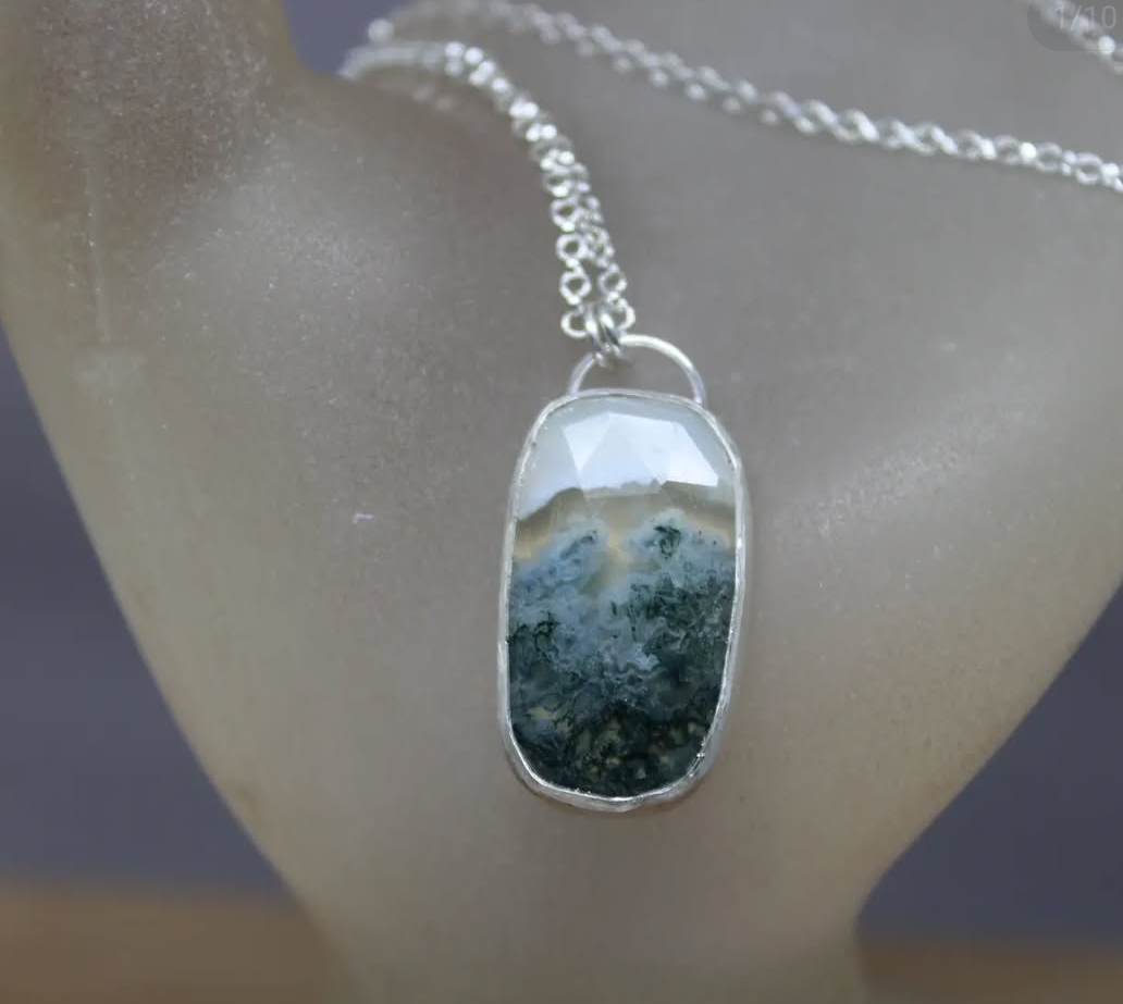 Moss Agate Necklace