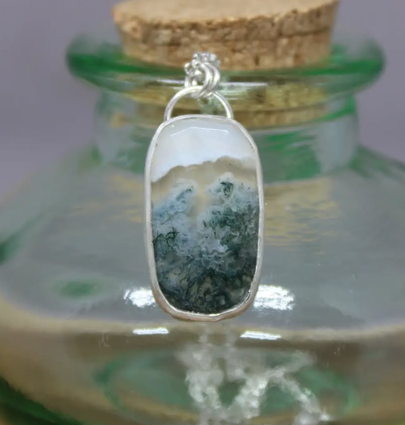 Moss Agate Necklace