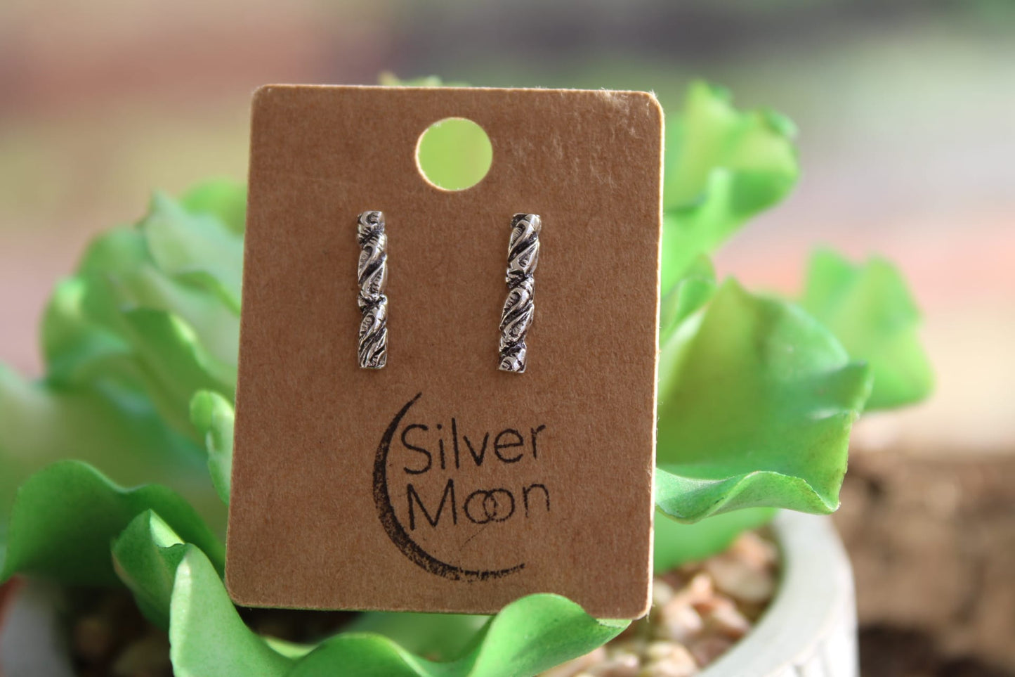 Patterned Bar Studs