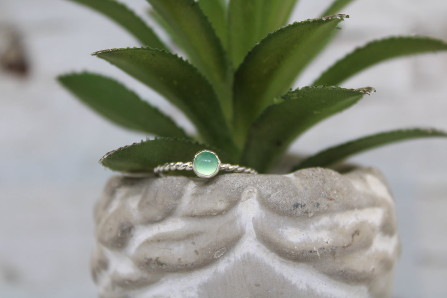Chrysoprase Ring