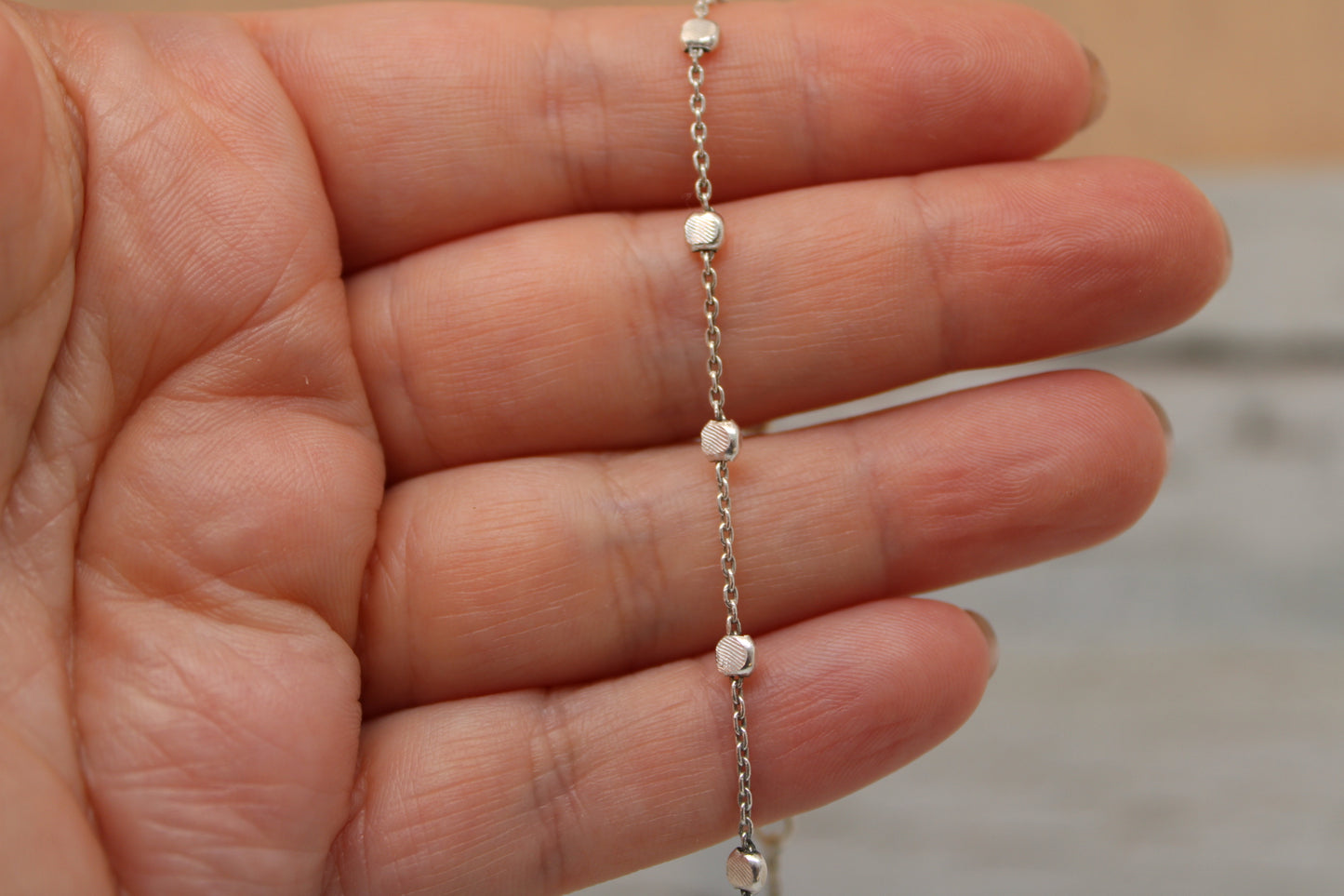 Flat Bead Cable Chain