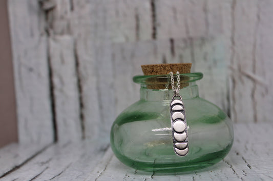 Vertical Moon Phases Necklace