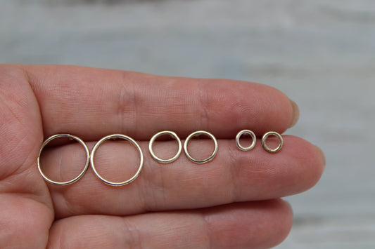 Open Circle Studs