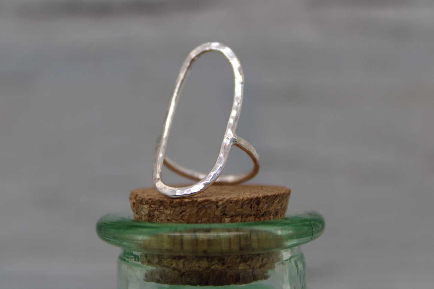 Large Open Oval Ring