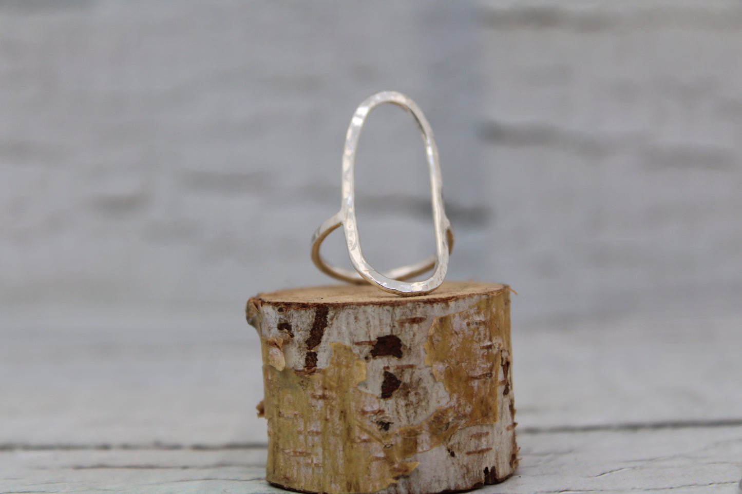 Large Open Oval Ring