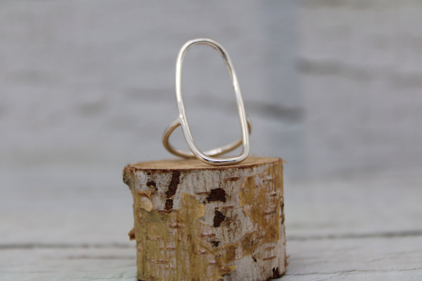 Large Open Oval Ring