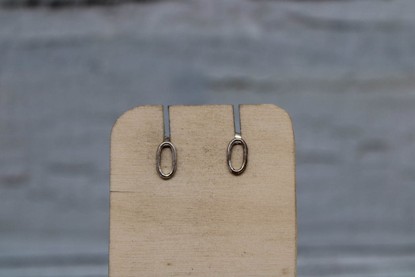 Open Oval Studs