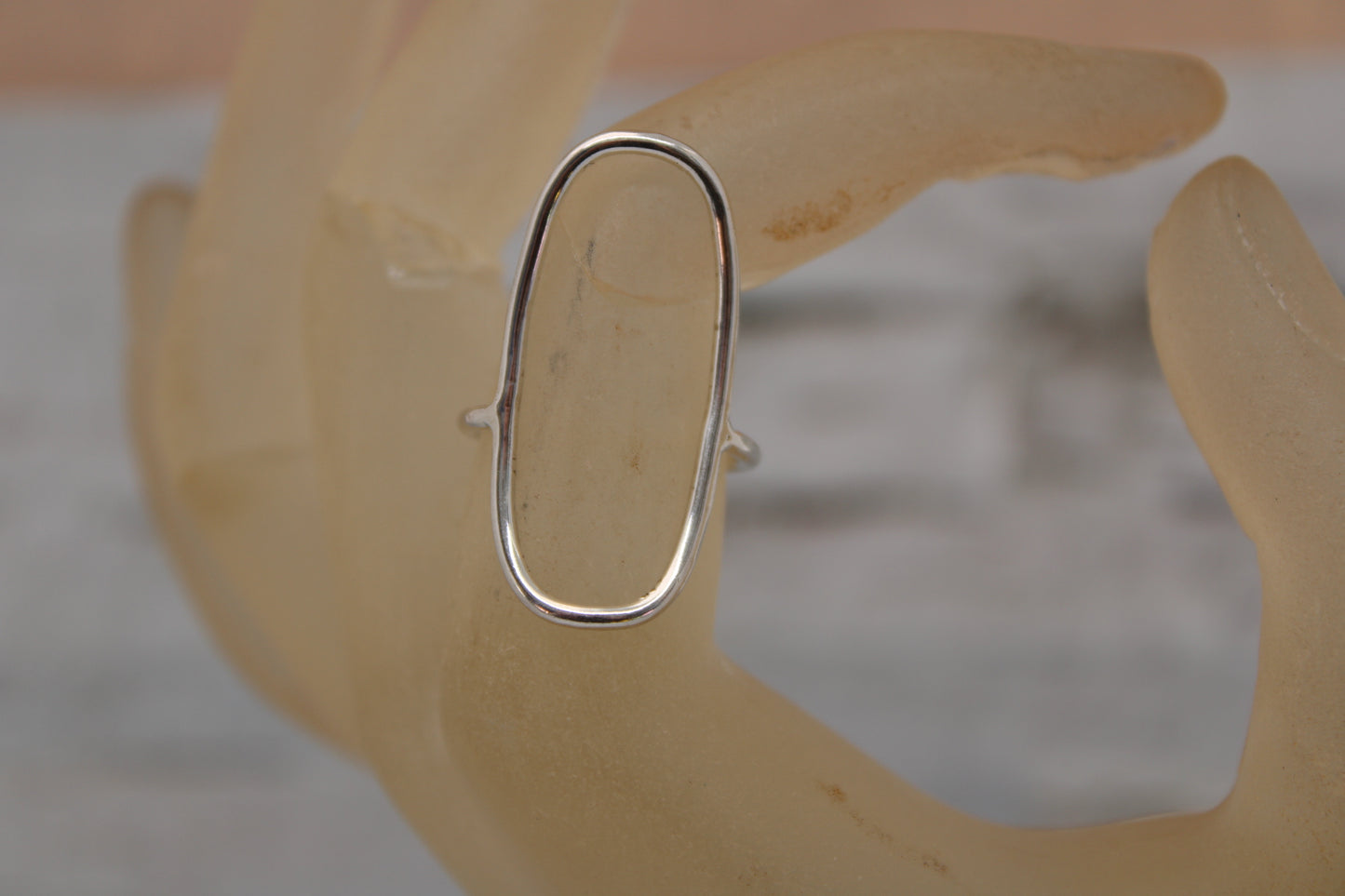 Large Open Oval Ring