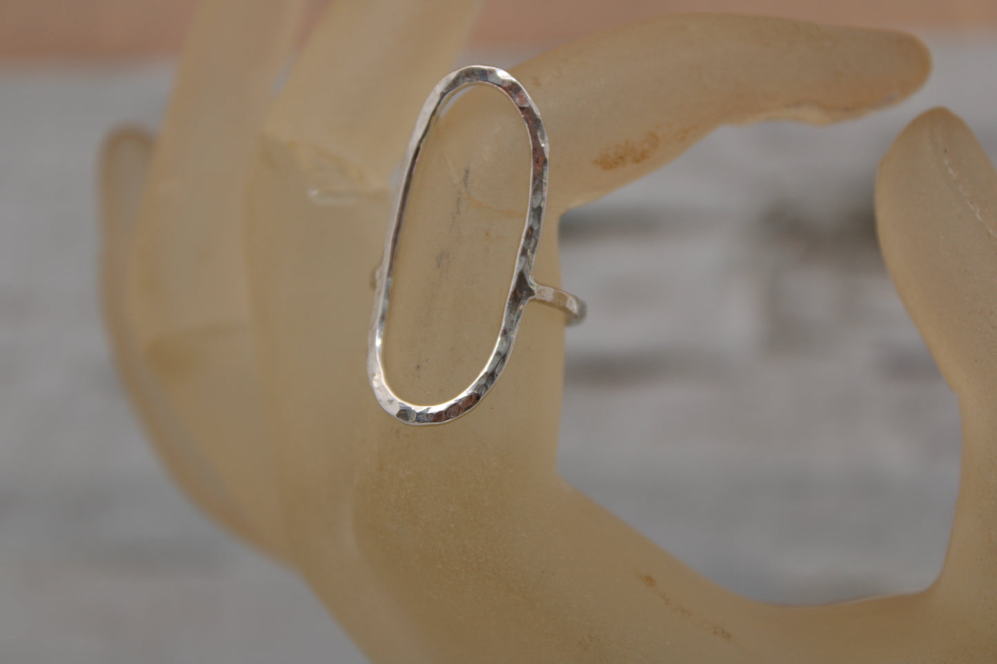 Large Open Oval Ring