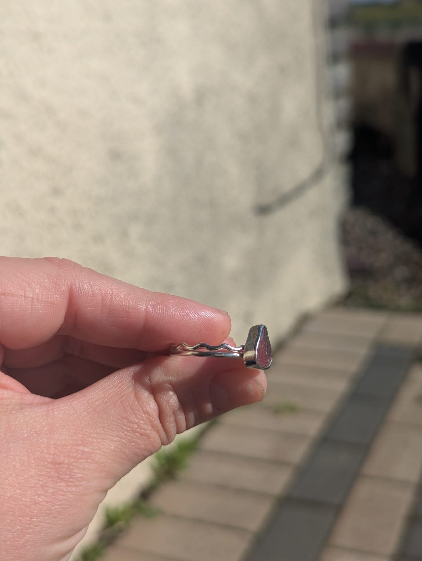 Red Sea Glass Ring