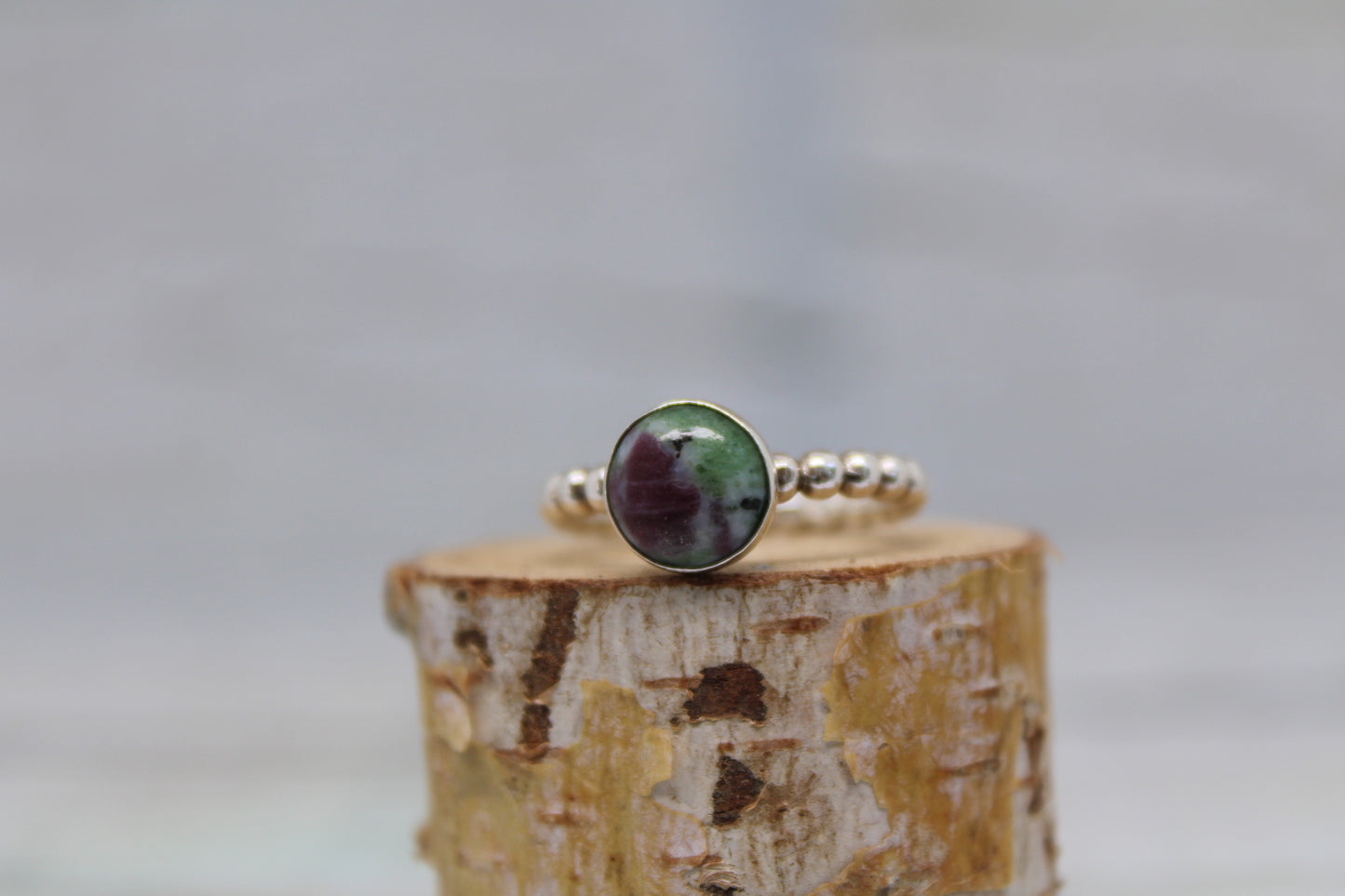 Ruby Zoisite Ring