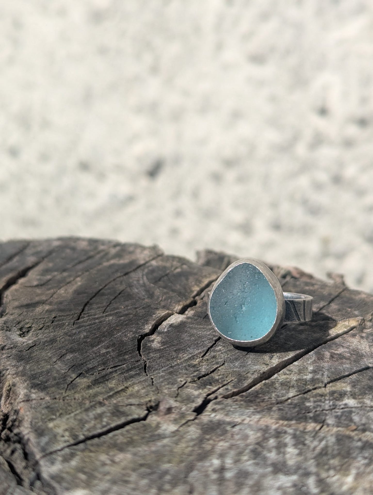 Teal Bubble Ring