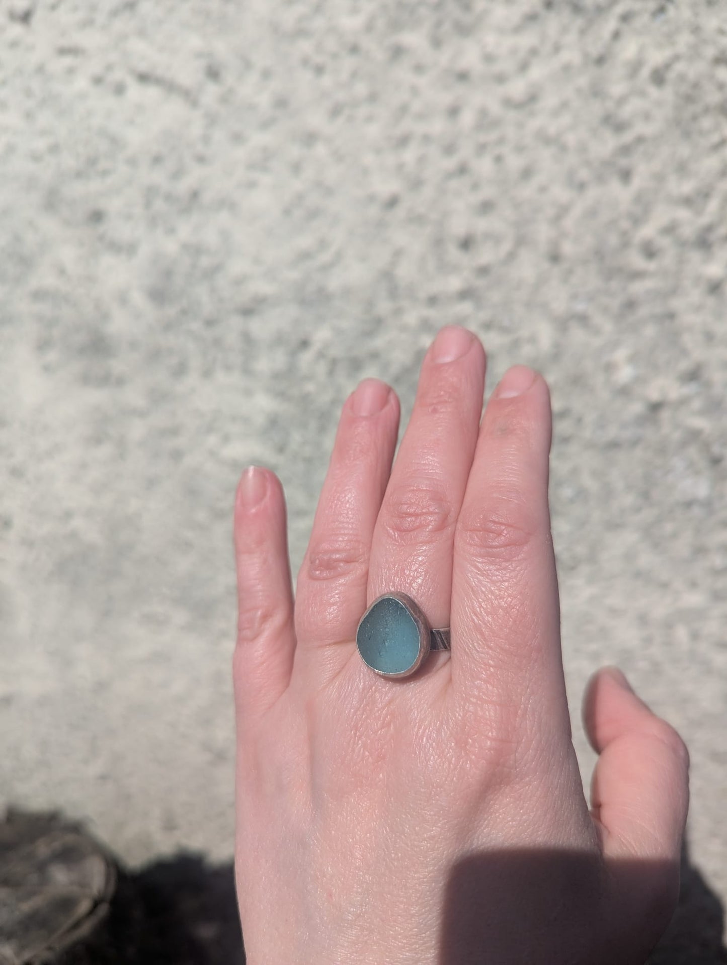 Teal Bubble Ring