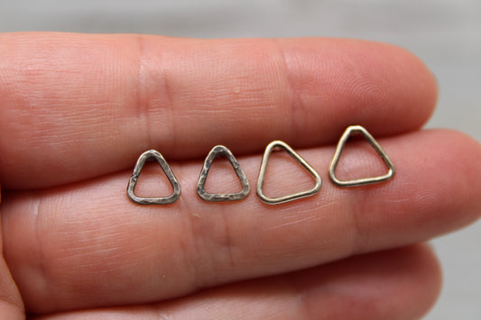Open Triangle Studs